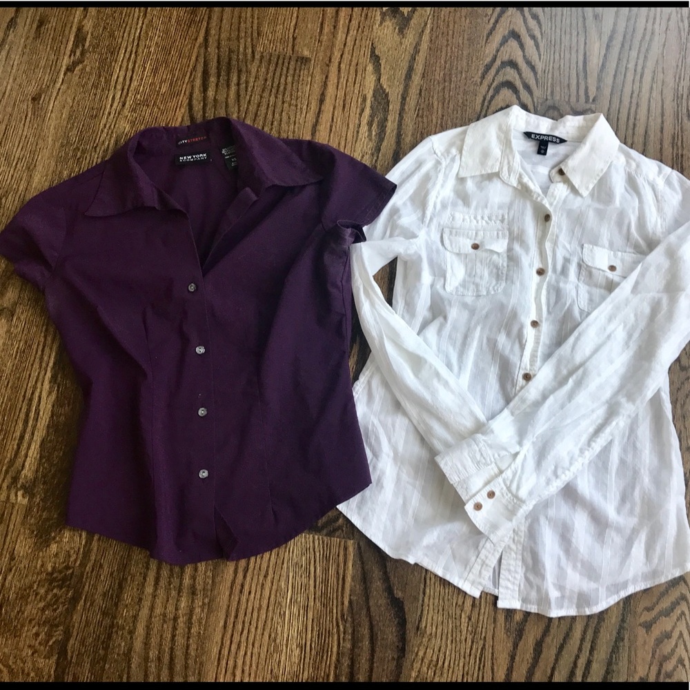 Xs Dress Shirts *New Condition